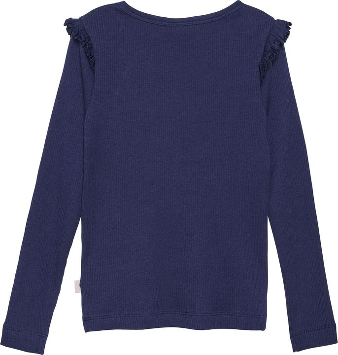 Actual product image Minymo MIT-Shirt LS Rib - Girl - 6174 (140)