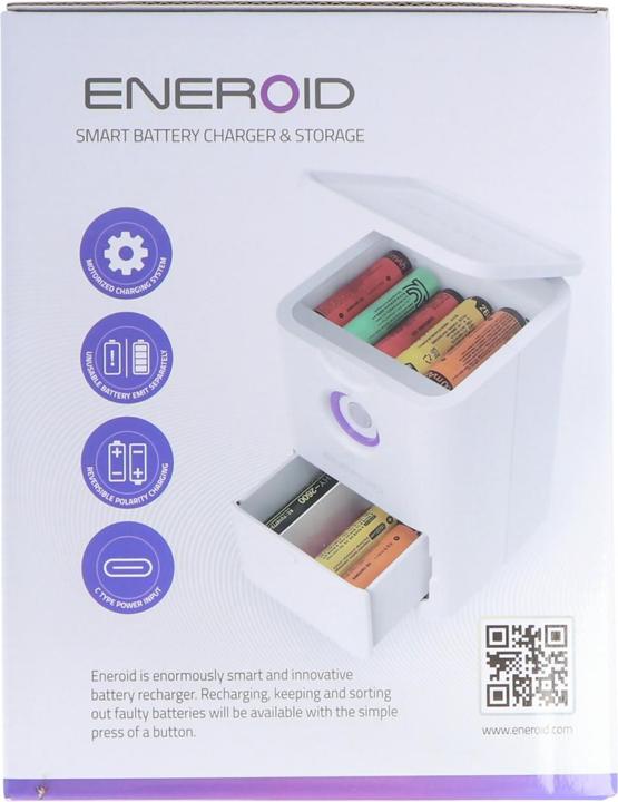 Productafbeelding Eneroid Ronde cel lader (1 Pcs., 18650, Lader zonder batterij)