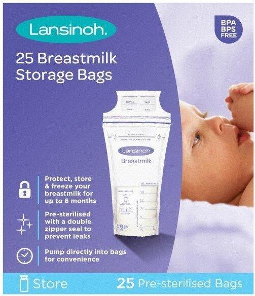 Produktbild Lansinoh milk storage bags, 25 pcs