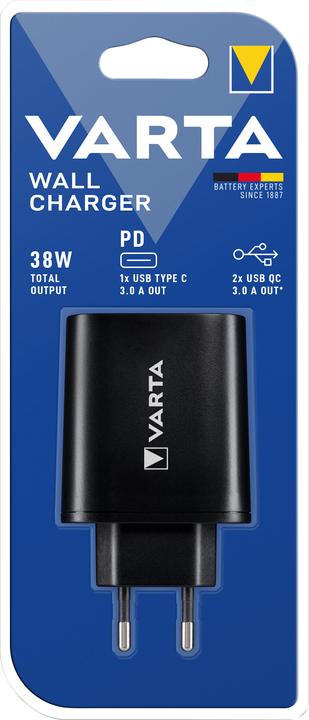 Produktbild Varta Wall Charger 27W 2 x USB 2,4A + USB Typ C 3,0A (27 W)