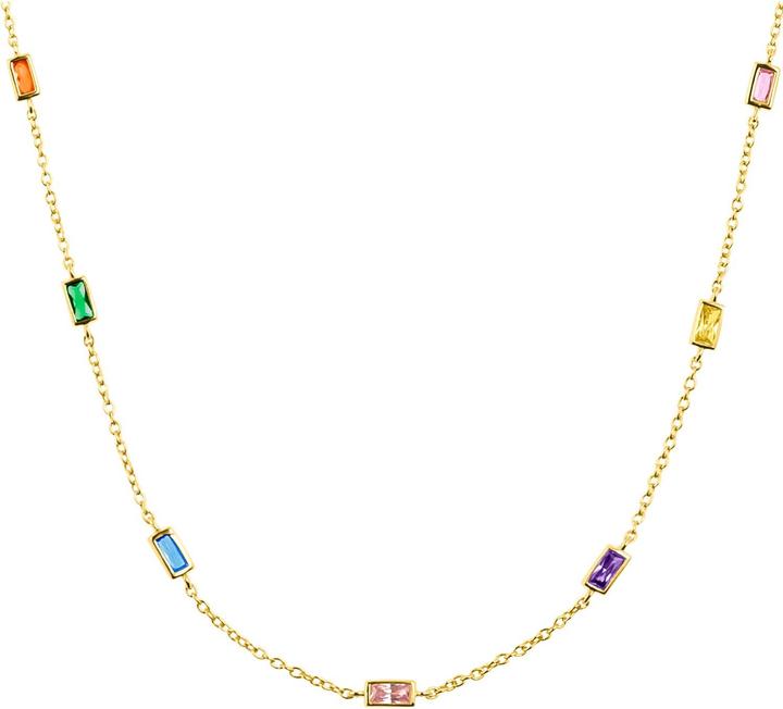 Immagine prodotto S.Oliver Collana da donna, argento 925, zirconi (sintetici) (Argento 925, 42 cm)