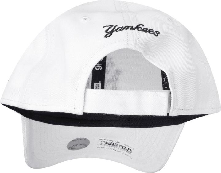 Actual product image New Era Enfants 9Forty Cap - New York Yankees blanc (54, 55, 56)