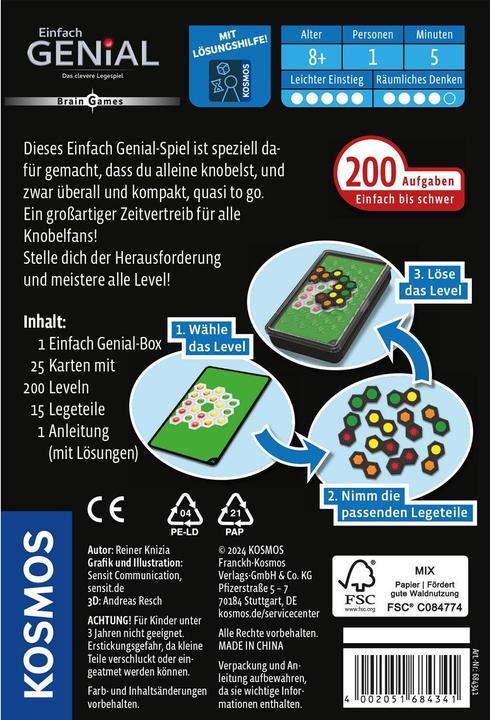 Image du produit Kosmos Simplement génial Brain Games (Allemand)