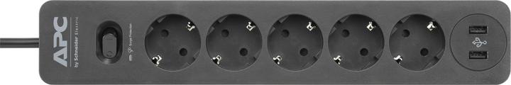 Produktbild APC PME5U2B-GR Spannungsschutz 5 AC-Ausgänge 230 V Schwarz 1,52 m (5 x, CEE 7/3, 1.52 m)