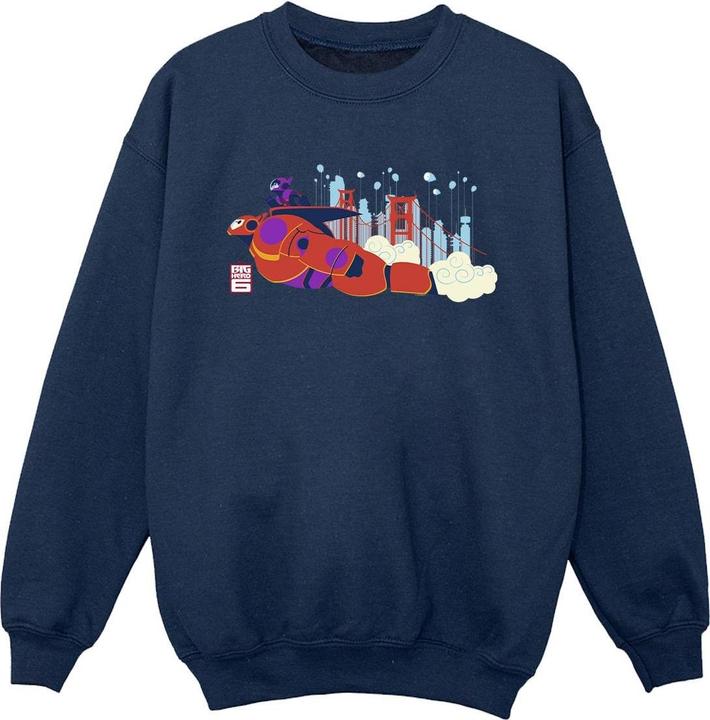 Disney Big Hero 6 Baymax Hiro Bridge Sweatshirt Jungen