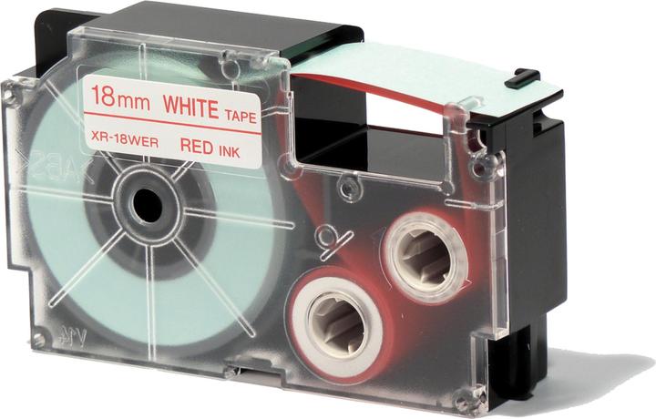 Produktbild Casio XR-18WER1 Etikettenband (1.80 cm, Rot)