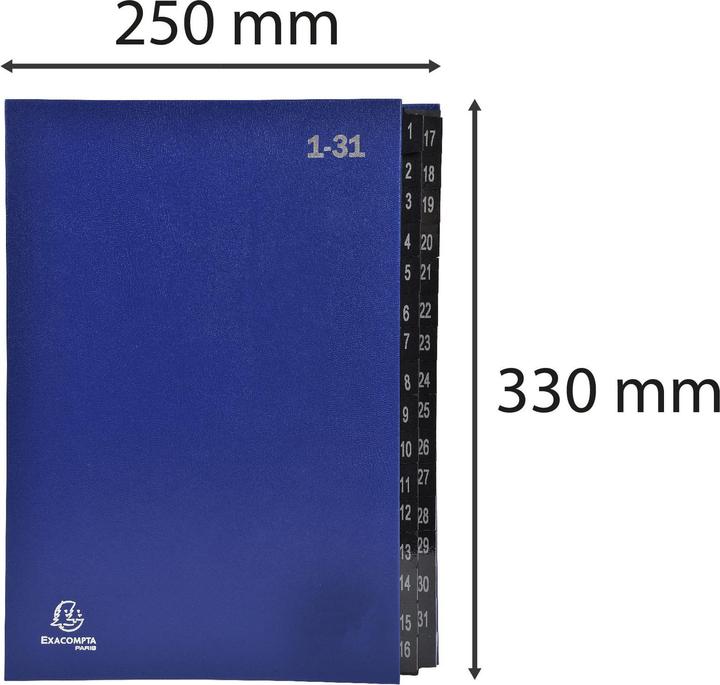 Produktbild Exacompta Ordnungsmappen mit Faltenrücke (A4, 1 x)
