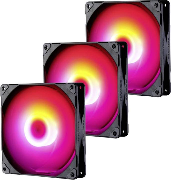 Image du produit Phanteks Ventilateur M25 PWM D-RGB, pack de 3 - 140mm, noir (140 mm, 3 x)