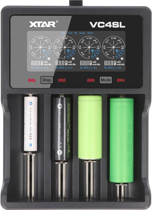 Actual product image Xtar VC4S (1 pcs., Battery + charger)