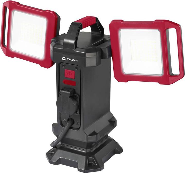Produktbild Toolcraft LED-Baustrahler Stativlänge (max.): 1500mm 40W Naturweiss TO-7843728