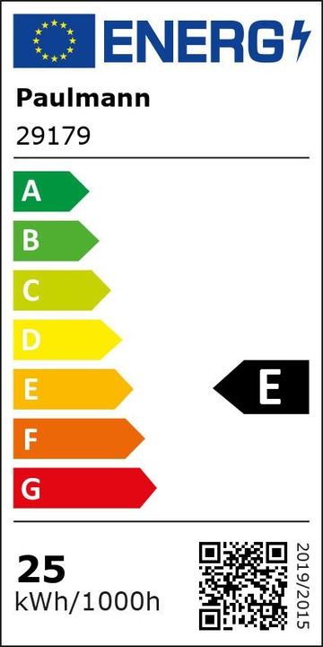 Energy Label Paulmann T8 tube EVG G13 (G13, 25 W, 3250 lm, 1 x, E)
