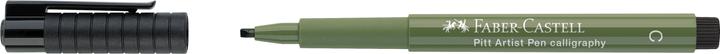 Immagine prodotto Faber-Castell Pennarello calligrafico Pitt Pen chromoxydgr (Verde ossido di cromo opaco, 1 x)