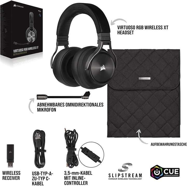 Image du produit Corsair Virtuoso XT (Filaire, Sans fil)