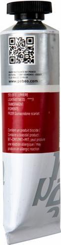 Actual product image Pebeo Artist Acrylics extrafine (Quinacridon scarlet fever, 37 ml)