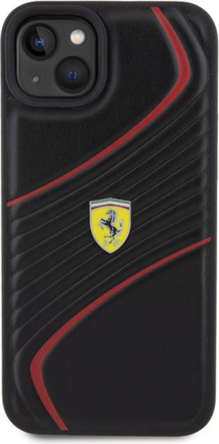 Produktbild Ferrari FEHCP15MPTWK iPhone 15 Plus 6.7" czarny/black hardcase Twist Metal Logo (Apple iPhone 15 Plus, Apple iPhone 14 Plus)