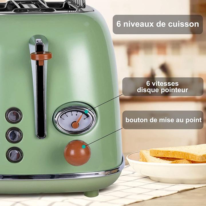 Actual product image Wiltal Toaster Retro