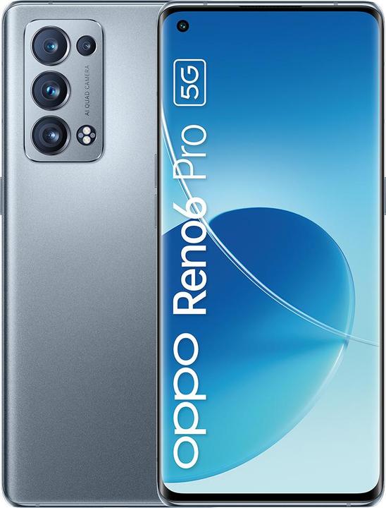 Productafbeelding OPPO Reno 6 PRO 5G 12/256 Grafitowy (256 GB, Maangrijs, 6.55", Dubbele SIM, 50 Mpx, 5G)