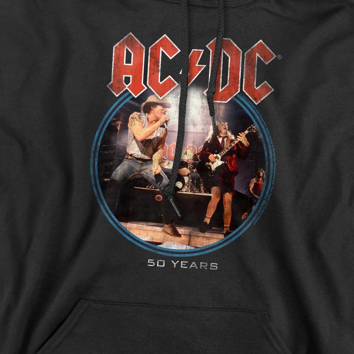 Immagine prodotto AC/DC Tour Felpa con Cappuccio Logo Uomo (S)