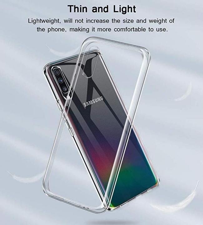 Actual product image Screenguard Samsung Galaxy A70 Flexible TPU Clear Case (Samsung Galaxy A70)