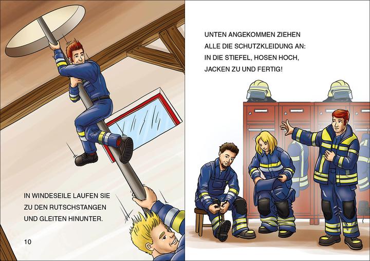 Produktbild Leselöwen 1. Klasse - Achtung, Feuerwehr im Einsatz! (Deutsch, Annette Neubauer, Loewe Erstlesebücher, Michael Böhm, 2021)