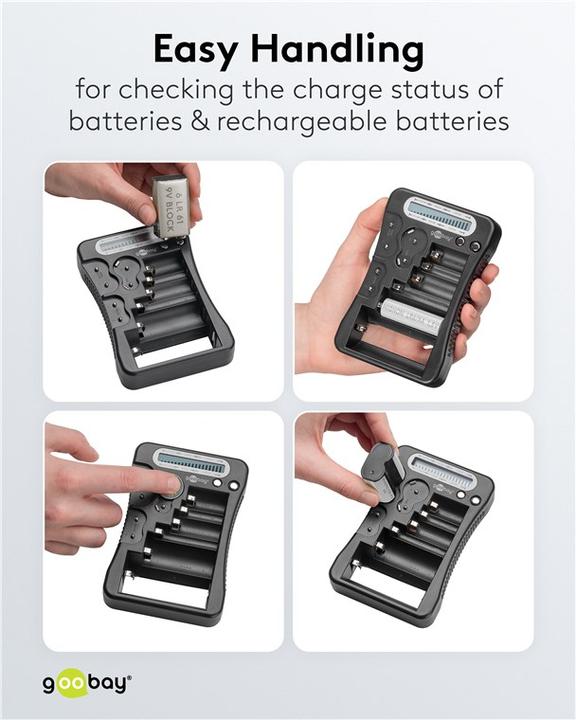 Immagine prodotto Goobay Tester per batterie LCD