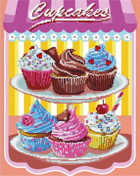 Actual product image Diamond Dotz Diamond Painting Cupcakes
