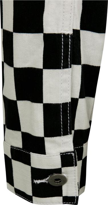 Actual product image Urban Classics Ladies Short Check Twill Jacket (M)