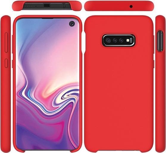Produktbild Beline Etui Silicone Samsung S10 Plus czerwony/red (Samsung Galaxy S10+)