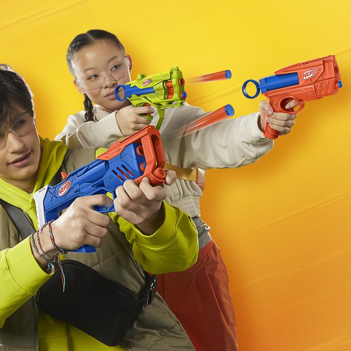 Actual product image Hasbro NERF N-Series Triple Action Pack