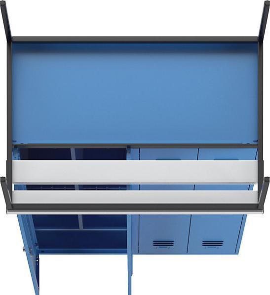 Actual product image Wolf Clothes locker with bench underneath (120 cm, 214 cm)