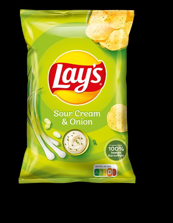 Lay's Sour Creme & Onion 150g Kartoffelchips (150 g)