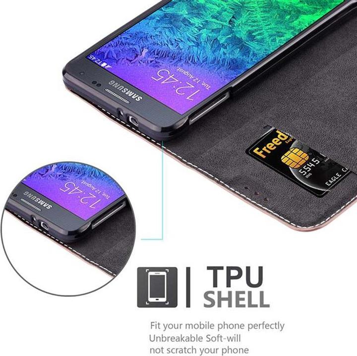 Produktbild Cadorabo Book X-Wallet Cover (Samsung Galaxy Alpha)