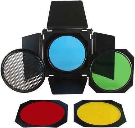 Actual product image Studioking SK-BD18 shielding flap set with colour filter and honeycomb (Further accessories)