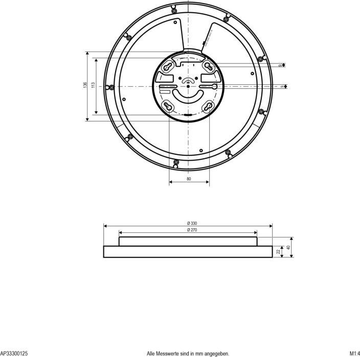 Actual product image EVN-Lichttechnik LED surface-mounted luminaire (3163 lm)