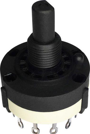 Produktbild RND Components Stufen-Drehschalter, Pole %3D 1, Positionen %3D 12, 30°, Panelmontage