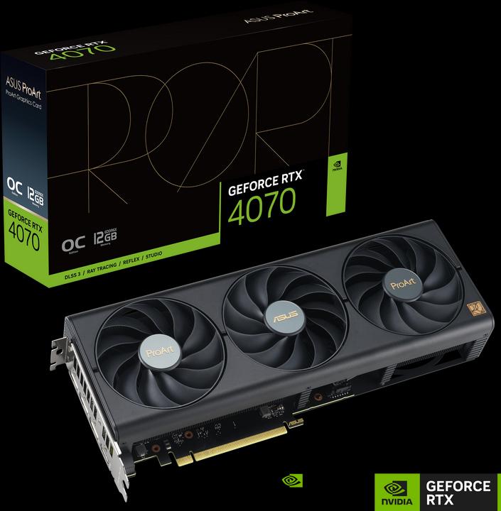 Image du produit ASUS ProArt GeForce RTX 4070 OC (12 Go)