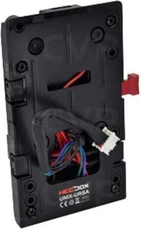Produktbild Hedbox - V Lock Mount ( High Dur Aluminium )- 1 x USB Output 5.1V / 2.1A- 3 x D-Tap Output 14.8V / 5A- 1 x