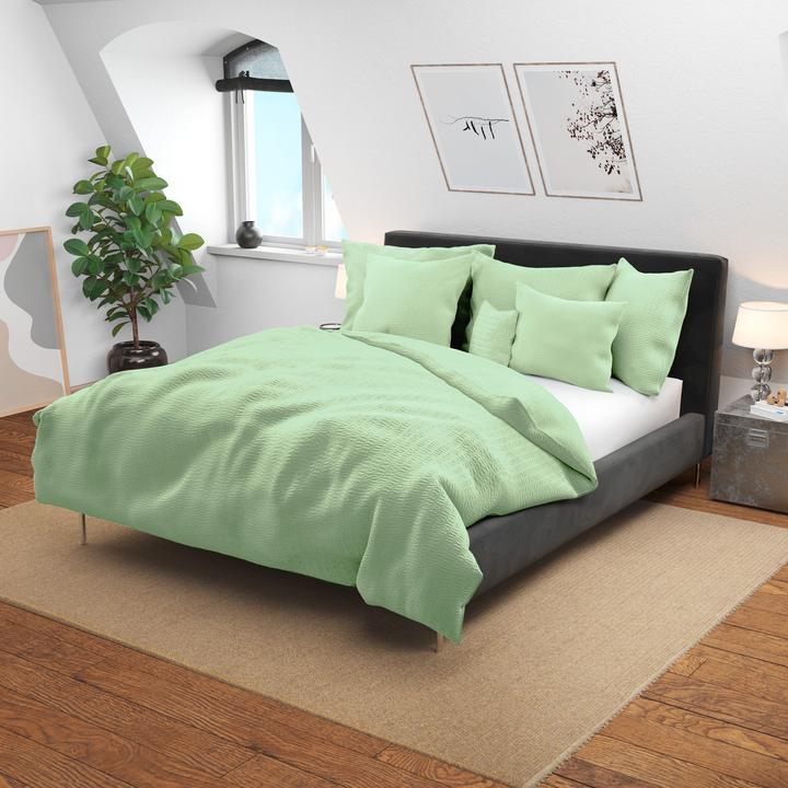 Produktbild Lotus Bettwaren Satin Seersucker (Duvetbezug, 160 x 210 cm)