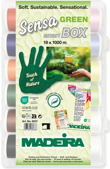 Produktbild Madeira Nähgarn-Set Sensa Green 18 x 1000 m, Detailfarbe (1000 m)