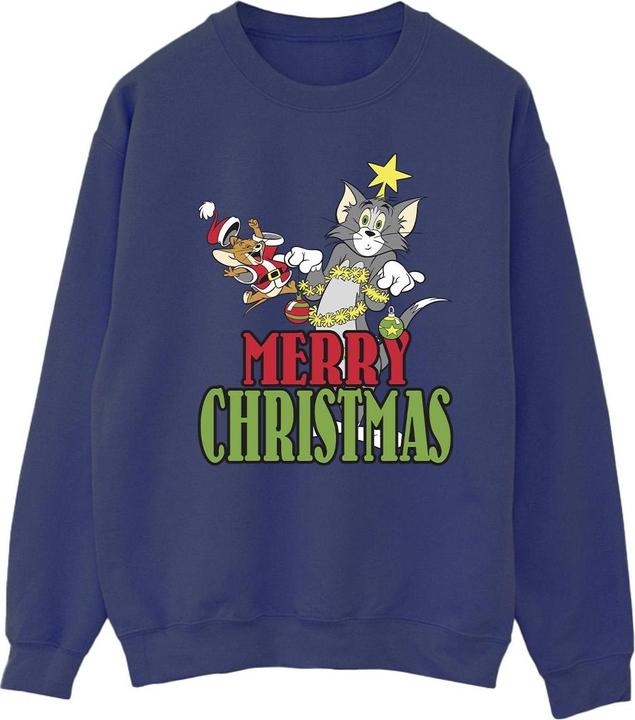 Tom & Jerry Merry Christmas Baubles Sweatshirt