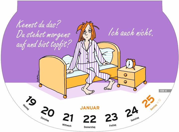 Produktbild Heye Bildkalender Dumme Sprüche (Harter Einband, Deutsch)