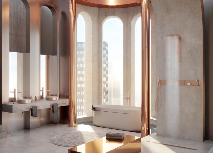 Produktbild hansgrohe AXOR Suite Badewanne, freistehend, 1900x850x630mm, SolidSurface, 2 Personen, 190 Liter (190 l, 200 cm, 90 cm)