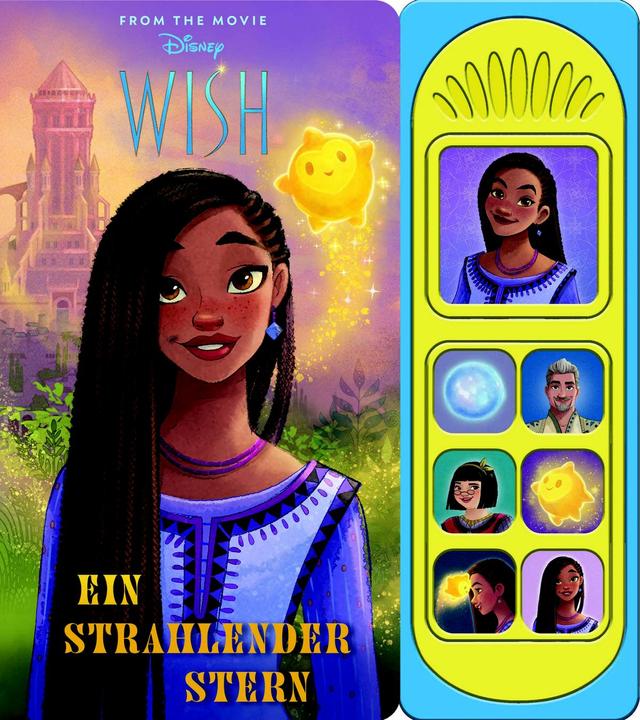 Actual product image Disney Wish - A shining star - sound book - cardboard picture book with 7 sounds - book to the film (German)