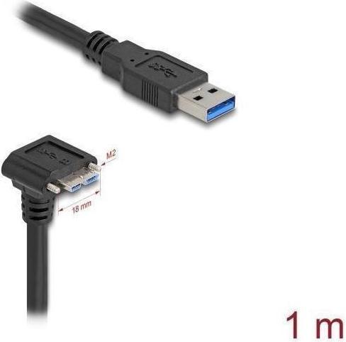 Produktbild Delock USB 5 Gbps Kabel USB Typ-A Stecker gerade zu USB Micr (1 m, USB 3.2 Gen 1)