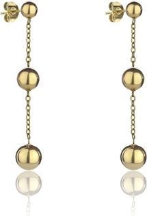 Marc Malone Gold-Plated Dangle Earrings Alison Gold Earrings Mce24001g