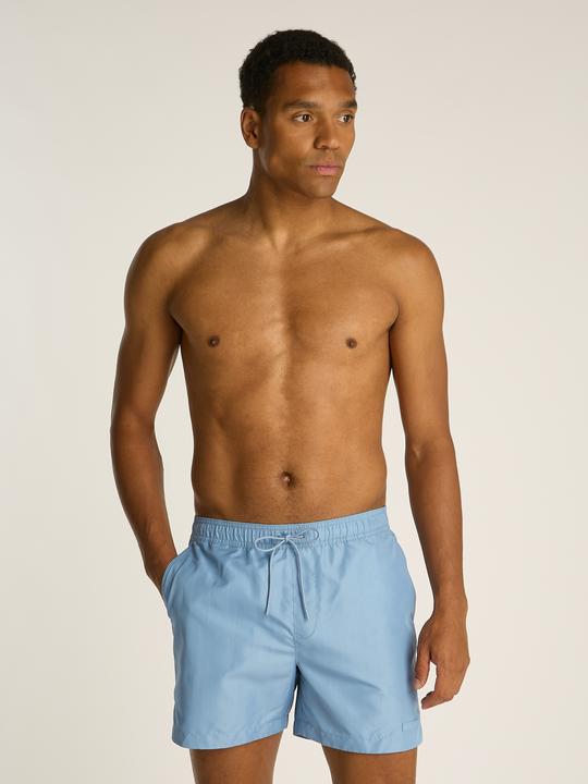 Actual product image Calvin Klein Medium Drawstring Heren Zwembroek - Faded Denim - Maat L (L)