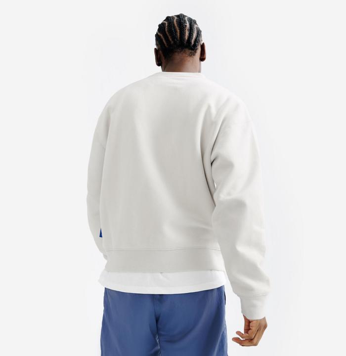 Actual product image Decathlon Sweathirt Herren Crewneck Oversized - beige (L)