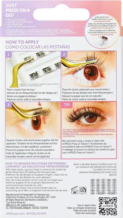 Actual product image KISS Lashes - Ks Impress Press On Single 09 (Artificial eyelashes)