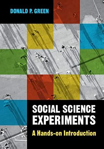 Actual product image Social Science Experiments (English, Donald P. Green, 2022)