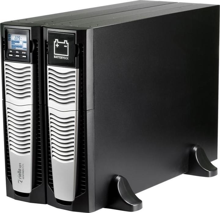 Image du produit Riello Sentinel Dual Dual Conversion (online) 4000 VA 3600 W 3 prise(s) AC (4000 VA, 3600 W, Double convertisseur en ligne Onduleur)
